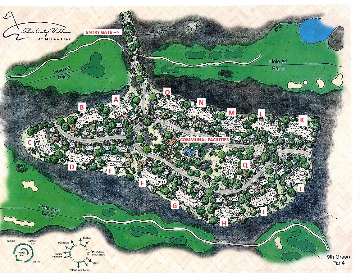 Golf Villas at Mauna Lani CheckIn Directions & Maps South Kohala Management